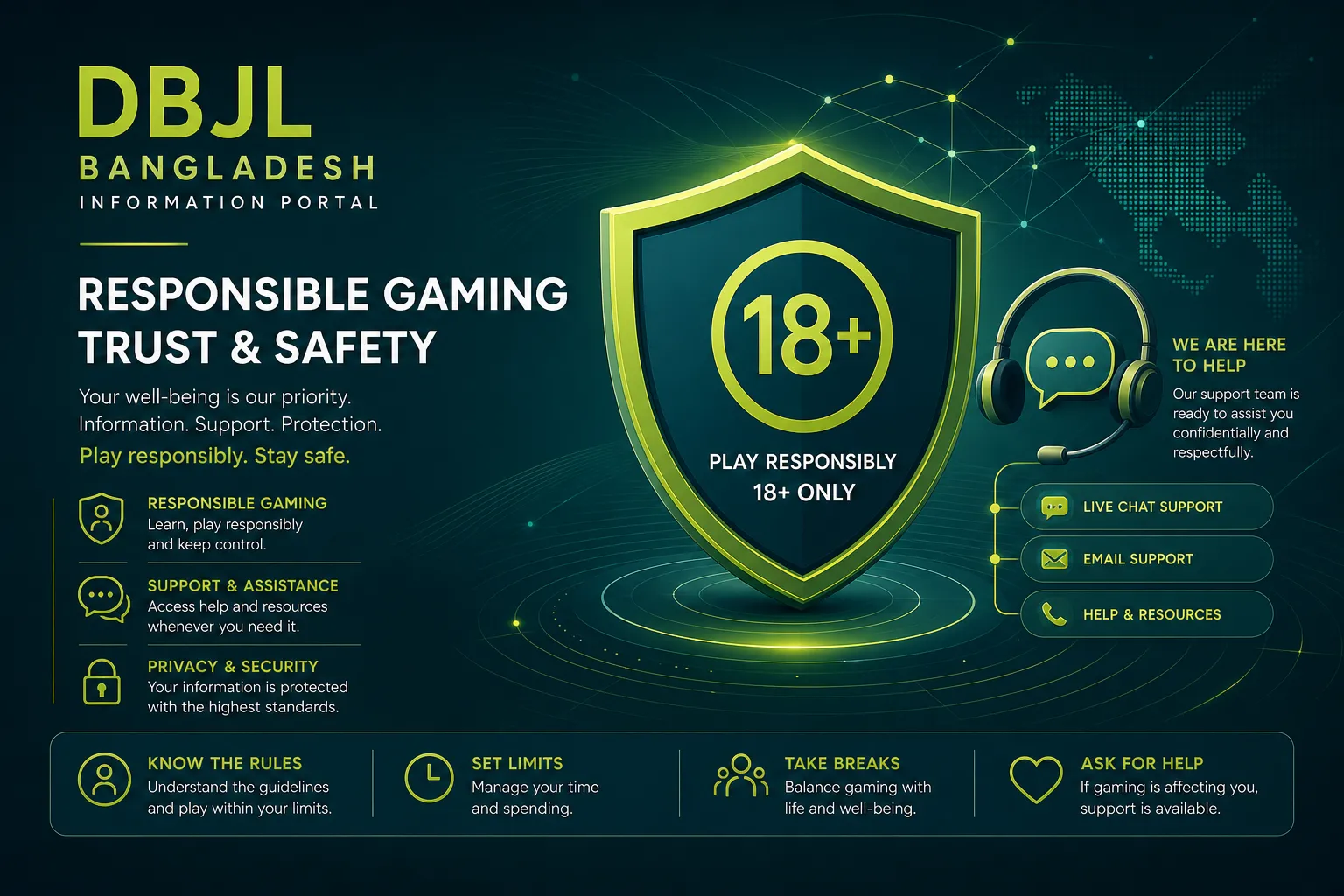 BDJL responsible gaming budget time limit guide Bangladesh